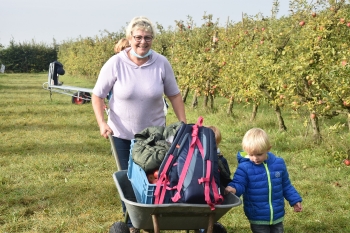 Naar de appelboerderij Hof 't klokhuis