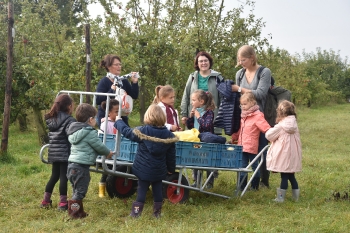 Naar de appelboerderij Hof 't klokhuis